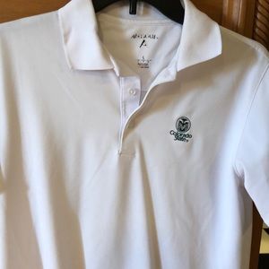 Antigua Size large kids CSU (Colo. State) polo